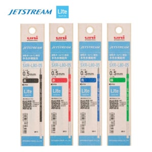 유니볼 제트스트림 라이트 터치 0.5mm 멀티 다색 리필 SXR-L80-05