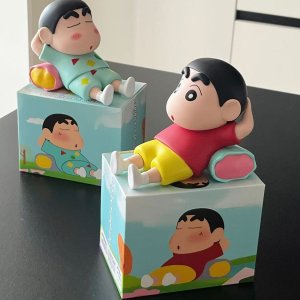 Palm treer 짱구 멍구 핸드폰 거치대 귀여운 자동차 장식품 짱구 피규어