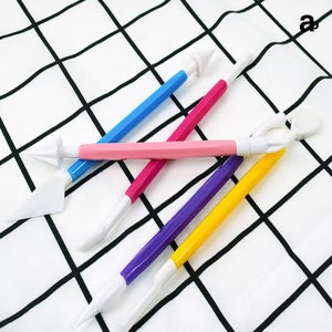 클레이아트 찰흙칼 점토칼 지점토도구 옐로우