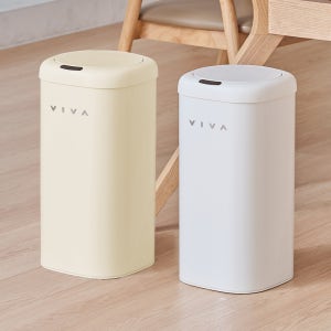 비바 센서 휴지통 디엣지 20L 2P 종량제 기저귀 냄새차단 자동 센서 휴지통
