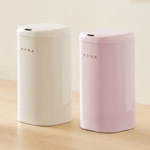 비바 센서 휴지통 디엣지 27L 2P 종량제 기저귀 냄새차단 자동 센서 휴지통