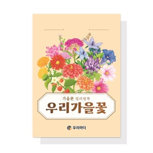 (우리 가을꽃)노인 치매예방 컬러링북 인지활동 미술 프로그램 만들기 우리마더