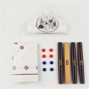 국산 명절 가족 윷놀이 복주머니 전통 민속 게임 윷 놀이 기구 세트