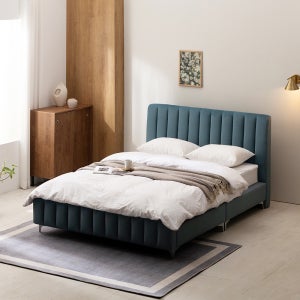 세계로가구 아이비 조야 아쿠아텍스 패브릭 침대 프레임 슈퍼싱글 퀸 킹