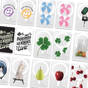 [맥세이프 클리어 카드슬롯] 포토 일러스트 디자인 아이폰 투명 카드슬롯 지갑 맥세이프지갑 교통카드