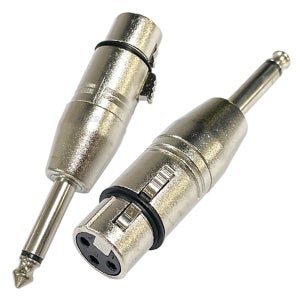 마이크 캐논 잭 55 모노 숫 XLR 암 연결잭 xlr젠더