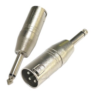 마이크 캐논 잭 55 모노 숫 XLR 숫 연결잭 xlr젠더