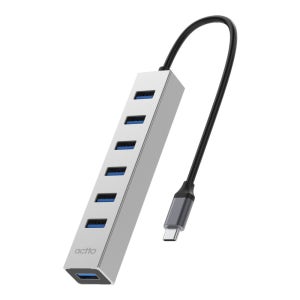 엑토 PC 노트북 알루미늄 7포트 USB 풀 타입 C 허브 HUB-56 데이터전송
