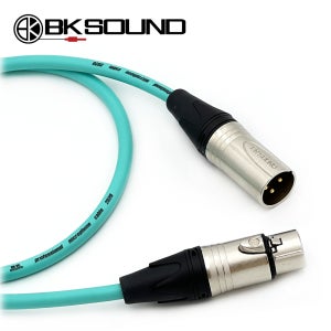 BK2020 XLR케이블 마이크 케이블 캐논 잭 스피커 색상 민트색 1m이상