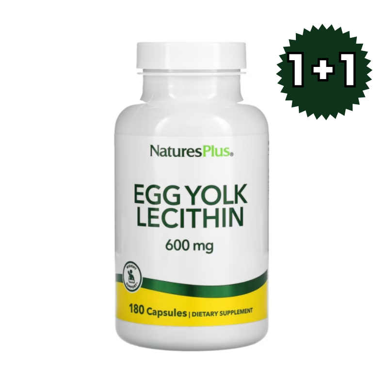1+1 네이쳐스플러스 에그 <b>계란 노른자 레시틴 600mg</b> 180베지캡슐