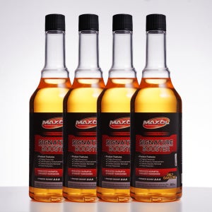 맥쏠 시그니처 부스터 연료첨가제 가솔린 4개 세트 300ml 엔진 카본 연비 출력 소음 진동