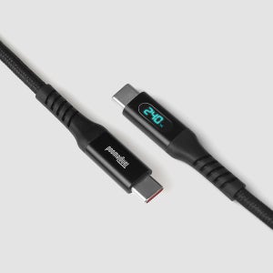 탱글우드 초고속 충전 2.0 USB4 20Gbps 데이터전송 지원 C to C LED 실시간 전력표시 2M 케이블 240W