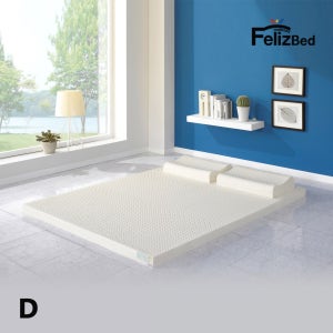 [펠리스침대] BONO PAD 말레이시아 100% 천연라텍스 토퍼 5cm 75kg/m³ D 더블