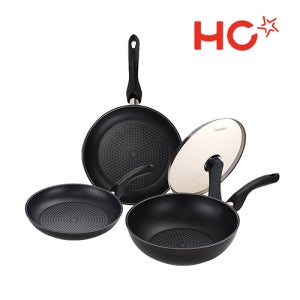 해피콜 인덕션 프라이팬 세트 매시브 4종 (F24/F28/W28/ L28)