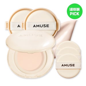 [4월 네이버PICK] 어뮤즈 듀 젤리 마스터 쿠션 본품+리필x2개, 0.5 페어, 15g