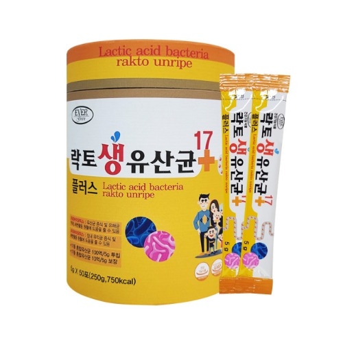 <b>에버그린</b> 락토생유산균17 플러스 50포 <b>변비</b> 더부룩