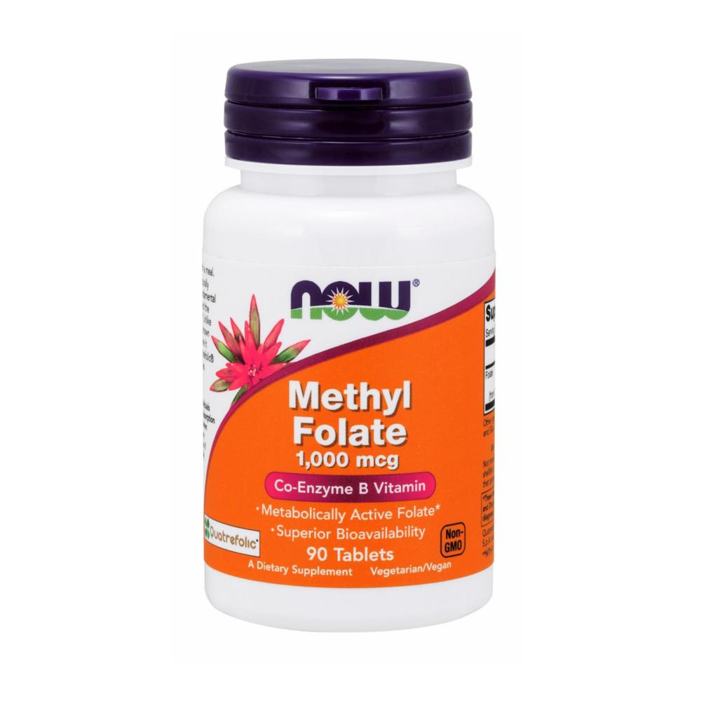 나우푸드 활성<b>엽산</b> <b>메틸</b> 폴레이트 1000mcg 90정 고약사 methyl folate