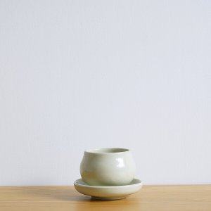 국내산 도자기 찻잔 받침 세트 다기 잔