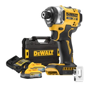 디월트 DCF860H2T 무선 임팩 드라이버 20V 파워스택(5.0) 배터리 2개 세트