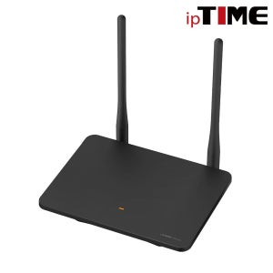 IPTIME N602SR 와이파이 유무선 공유기 유선2포트 블랙디자인