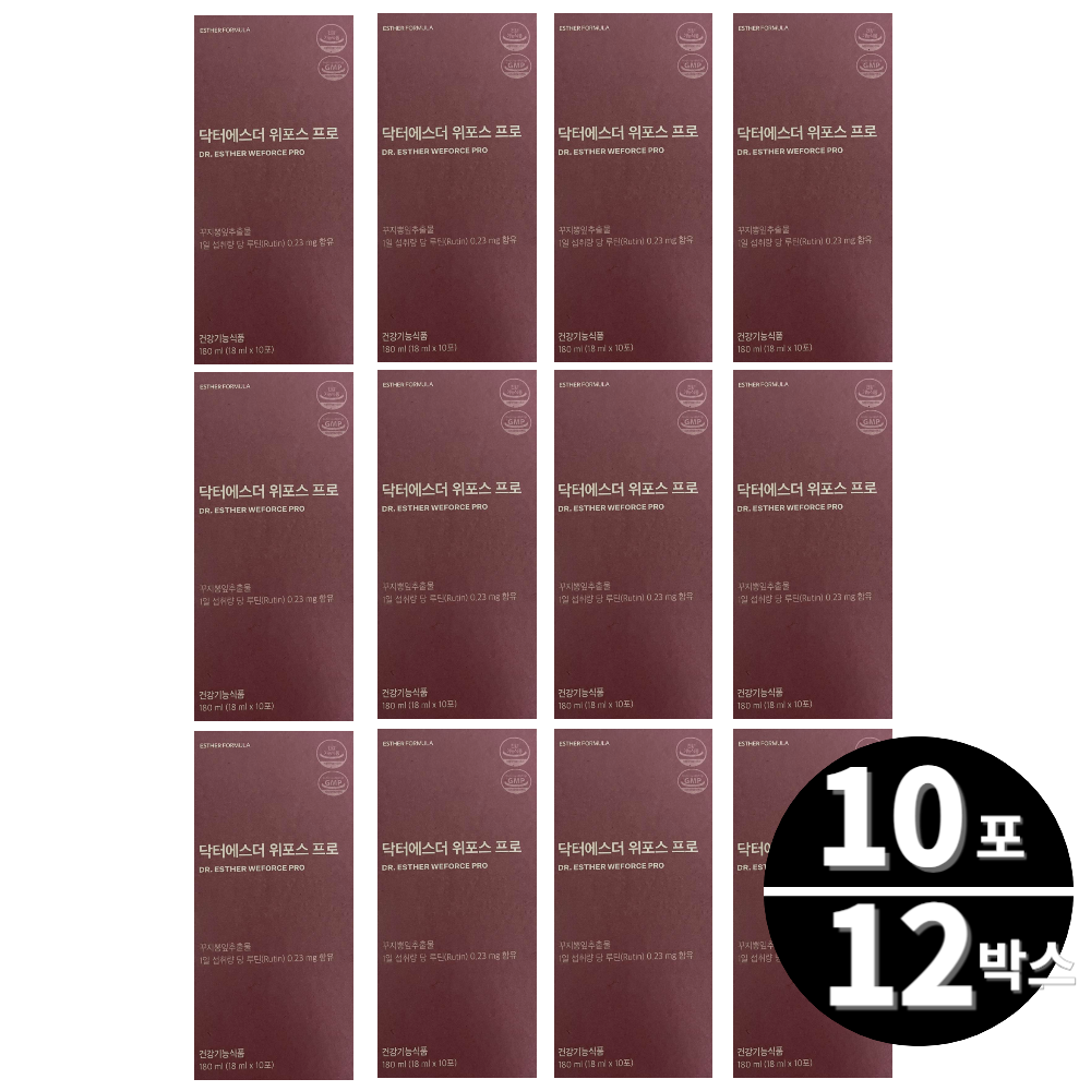 닥터에스더 위포스 프로 <b>꾸찌뽕잎추출물</b> 10포 12박스