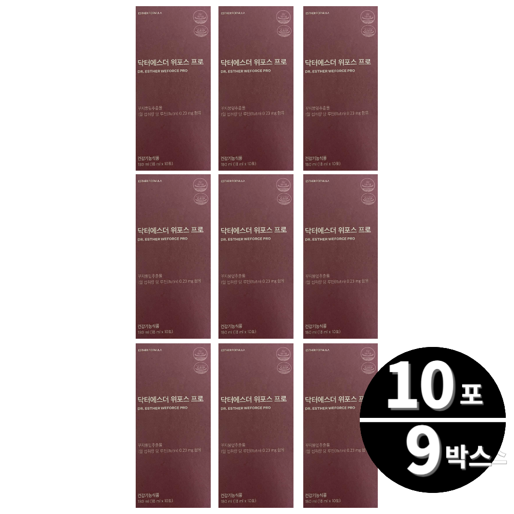 닥터에스더 위포스 프로 <b>꾸찌뽕잎추출물</b> 10포 9박스