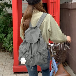 스트링 백팩 보부상 나일론 가벼운 여대생 여자 대학생 노트북 백백 가방 여행용 경량 배낭