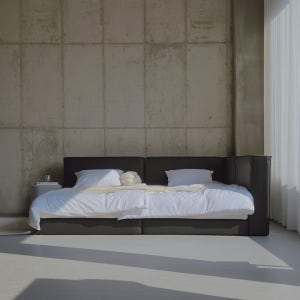 더베드캠프511 크레데레 패밀리침대 데이베드 실리콘레더 저상형 안전가드 슈퍼싱글 슈퍼싱글