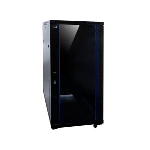 마하링크 ML-S1200G 22U H1200 D1000 W600 서버랙 전면강화유리