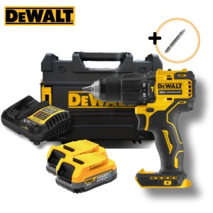 디월트 DCD709E2 20V MAX BL 컴팩트 해머드릴 드라이버 1.7Ah 배터리 2개 세트