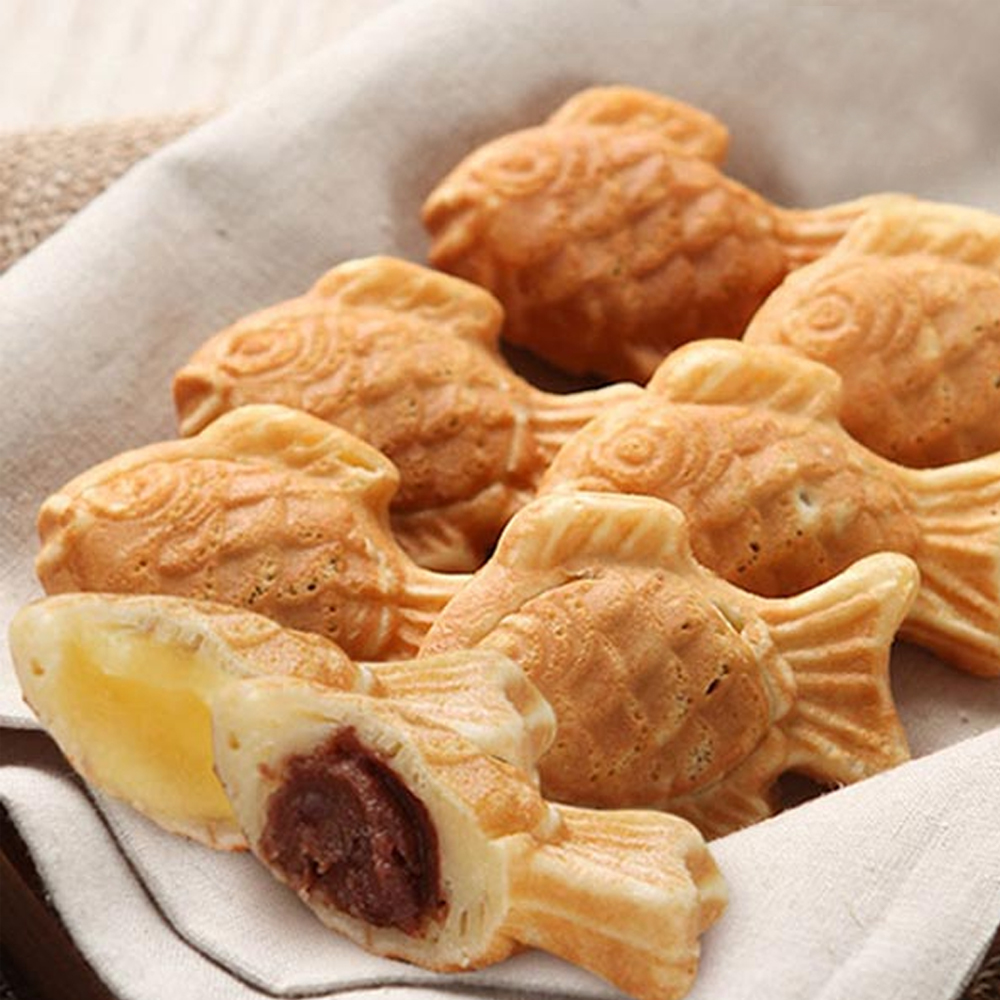 우리밀 한입쏙 미니 간식 붕어빵 (팥