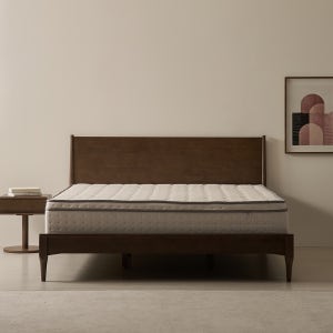 원스테이 고무나무 라지킹 LK 원목 침대 프레임