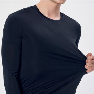 쿨티 라운드 긴팔 냉감 아이스 냉감 티셔츠