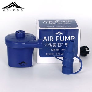 JO-PRO 가정용 전기 바람넣는기계 에어매트펌프 전동에어펌프 TOR-155