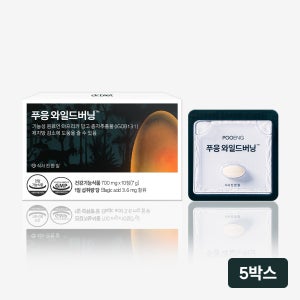 닥터블릿 푸응 와일드버닝 와일드망고 체지방 감소 다이어트 보조제 10캡슐, 5개