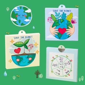 지구의날 환경보호 지구사랑 액자 만들기 DIY 꾸미기