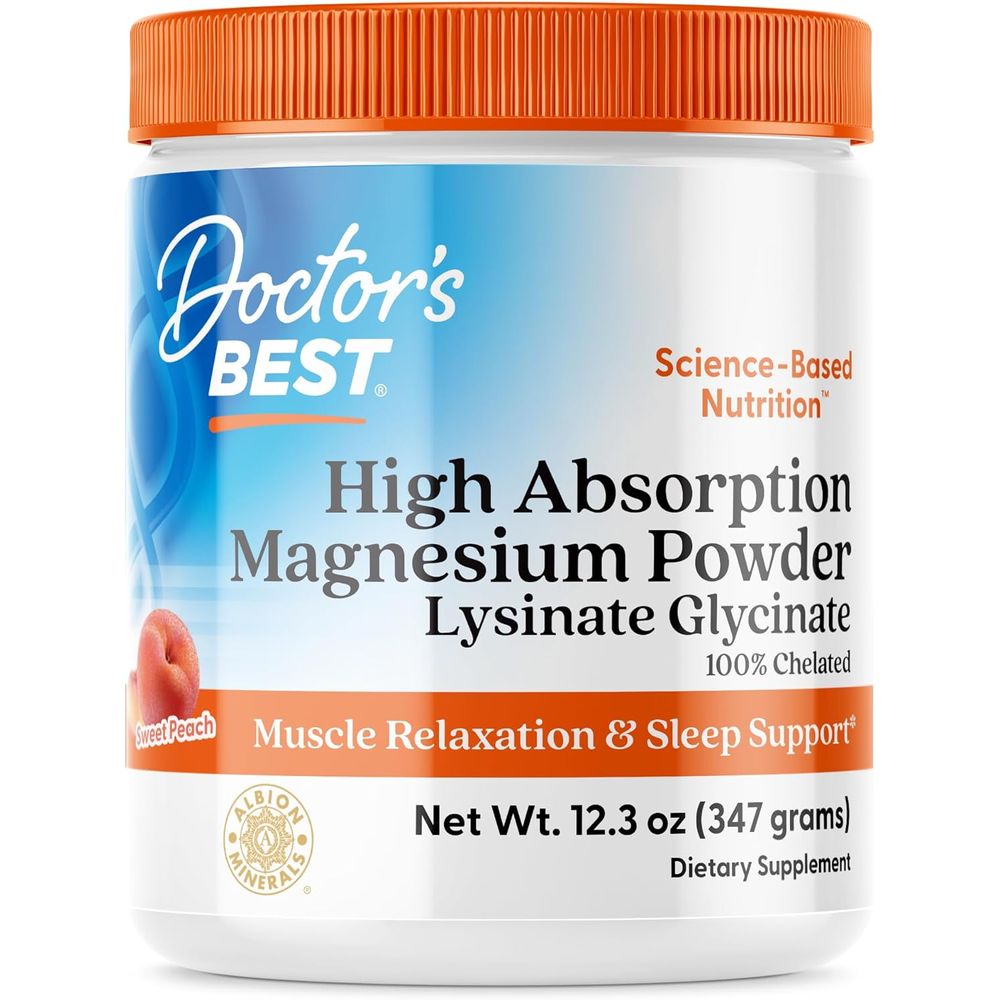 닥터스베스트 하이 앱솔션 마그네슘 파우더 347ml 피치맛 킬레이트 가루