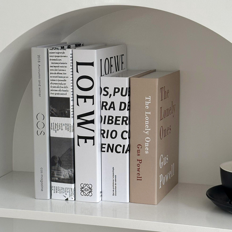 인테리어용 책 모던 홈카페 오브제 레스토랑 모조 인테리어 빈책 소품용