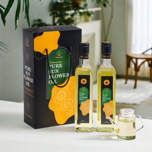 프레지올리 해바라기유 500ml 2병 선물세트