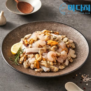 미다지 해물 모듬 해산물 5종 믹스 1.6kgX6봉 대용량 업소용 식자재 파전 짬뽕 파스타