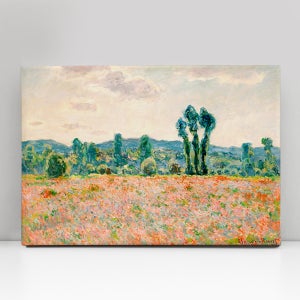 고급 명화 클로드 모네 수작업 작품 양귀비 들판 컬러 마티에르 10호 60x40