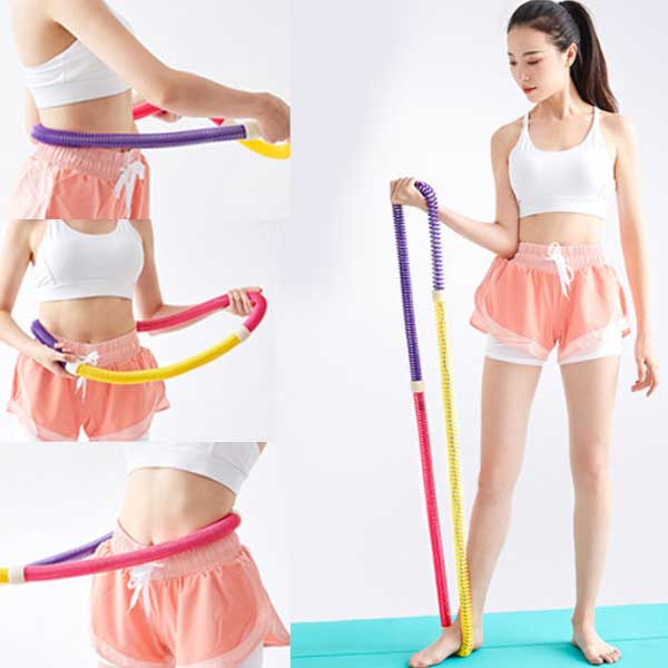 스프링 훌라후프 용수철 다이어트 뱃살 허리 복근 운동 기구