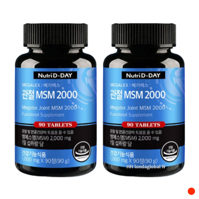 <b>뉴트리</b>디데이 메가렉스 관절 <b>MSM</b> 2000 연골 3개월분