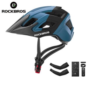 ROCKBROS 전기 자전거 헬멧 남자 여자 통풍 Shockproof MTB 도로 안전 사이클링 에어로 장비 TS-39-BY