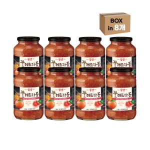 꽃샘 꿀레드자몽차 1kg x8개 꿀차병