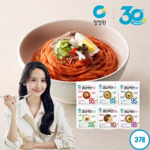 청정원 두부로만든 콩담백면 두부면 비빔국수 380g 외 4종 총3개