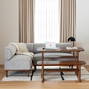 매스티지데코 뉴레노바티오 리케 소파식탁 세트 L(벤치포함)(펫프렌들리) 리빙다이닝