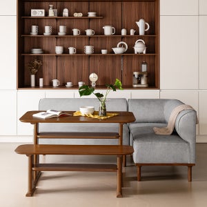 매스티지데코 뉴레노바티오 리케 소파식탁 세트 R(벤치포함)(펫프렌들리) 리빙다이닝