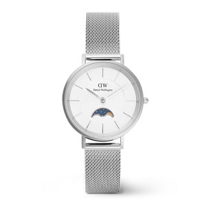 다니엘 웰링턴 PETITE LUNE STERLING 문페이즈 아날로그 패션손목시계