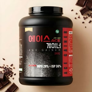 에이스 게이너 단백질 보충제 체중증가 살찌는프로틴 쉐이크 헬스보충제 초코맛